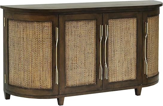Amazon Com Sterling Home Alyssa Cabinet Credenza Brown Kitchen
