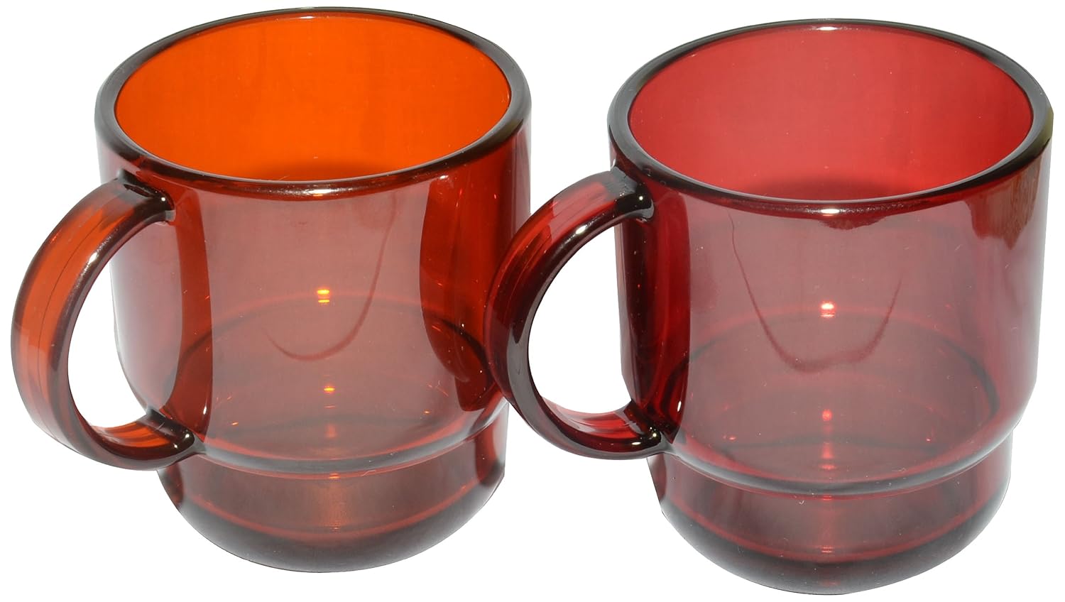 Buy Tupperware PC Coffee Mug Set, Set of 2, Brown/Transparent Online at