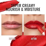 Oulac Red Shimmer Lipstick Hydrating Lip Balm Vegan Clean Beauty Red Coral view 8