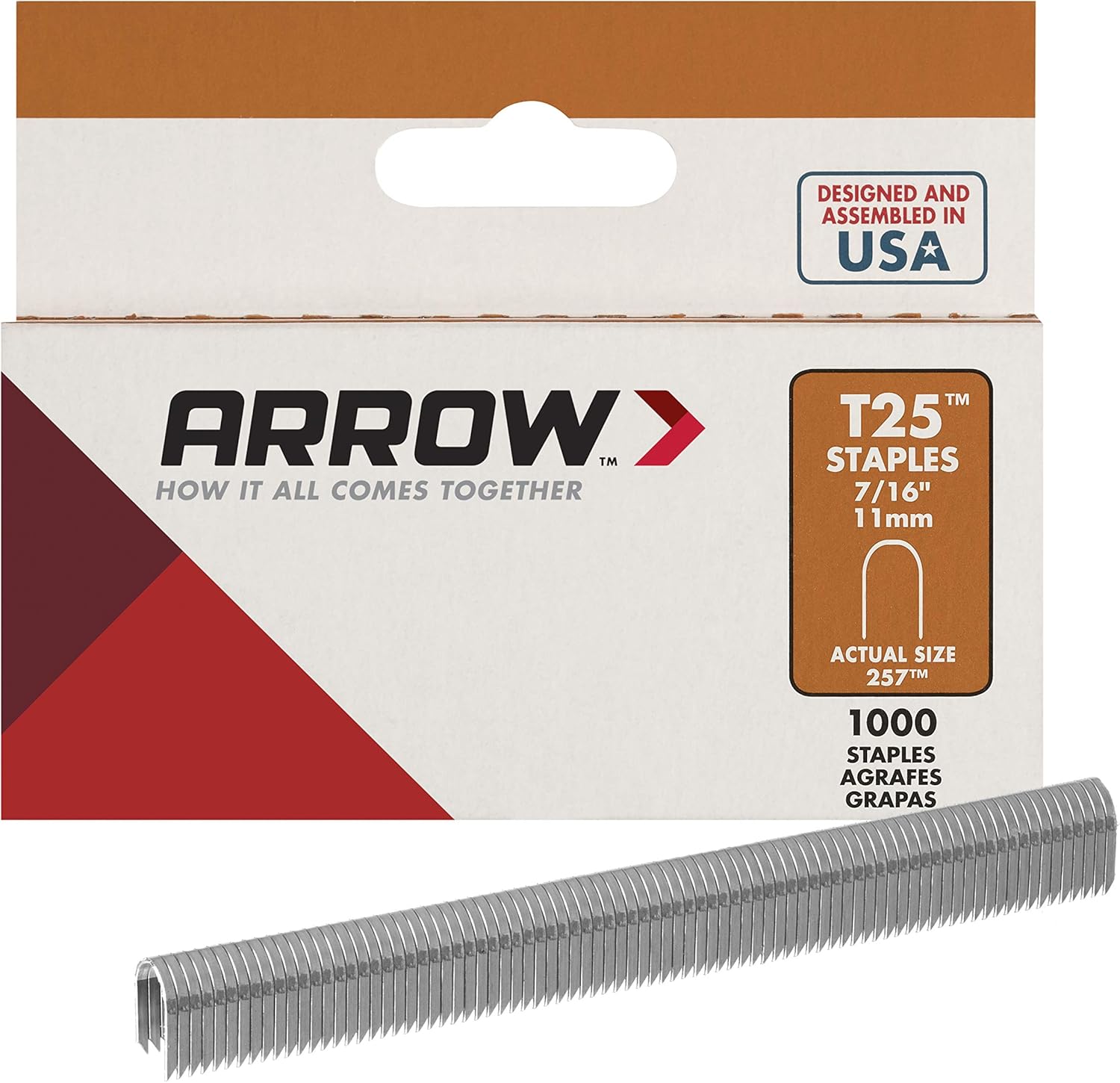 Arrow Fastener 257 Genuine T25/T2025 7/16Inch Staples, 1,000Pack Amazon.ca Tools & Home