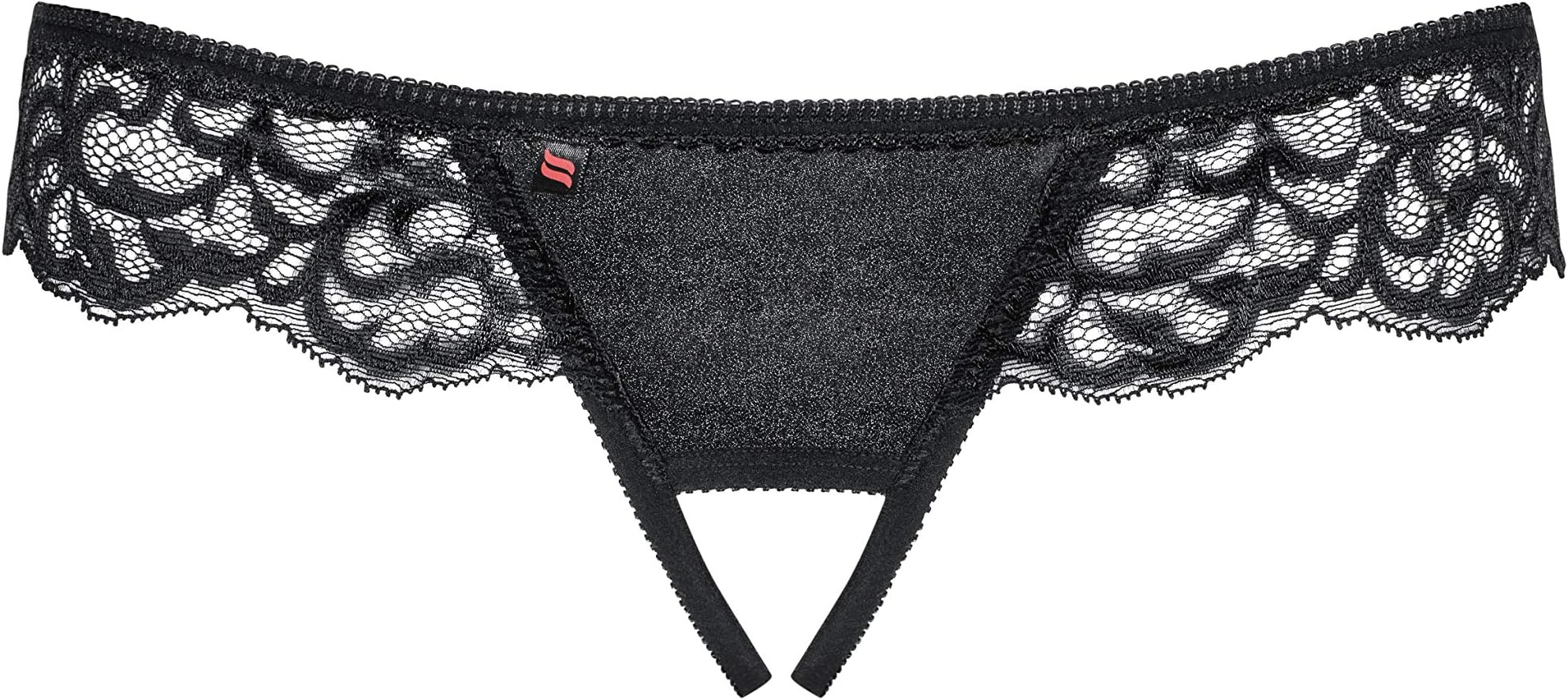 Obsessive Women's BRAGUITA CON APERTURA LALUNA Panties, Negro (Negro), Estandar