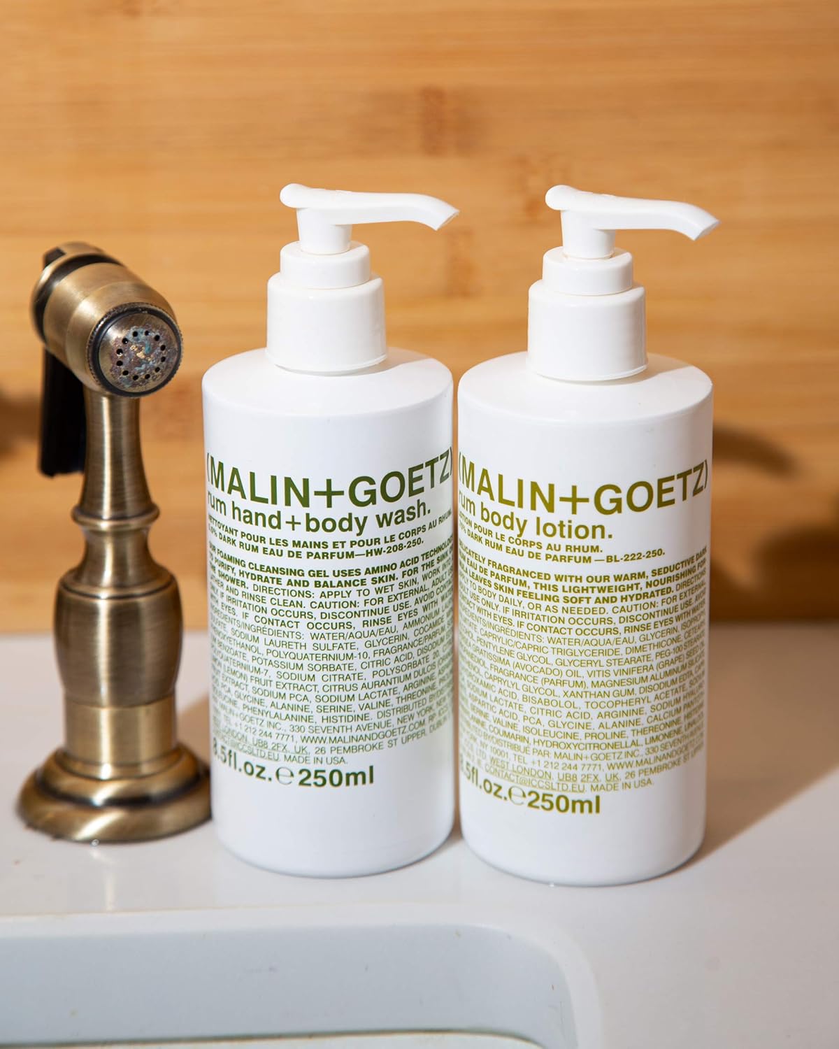 Malin + Goetz Rum Hand + Body Wash — cleansing, purifying, hydrating women and men’s hand and body wash. all skin types, dry, sensitive. No stripping or irritation. Cruelty-free and vegan 16 Fl oz: Premium Beauty