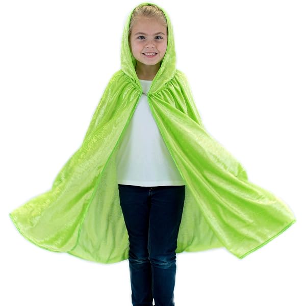 Little Adventures Scandinavian Princess Cloak - Hooded Dress-Up Costume For Girls, Ages 3-5, Fuchsia Velvet - View #14