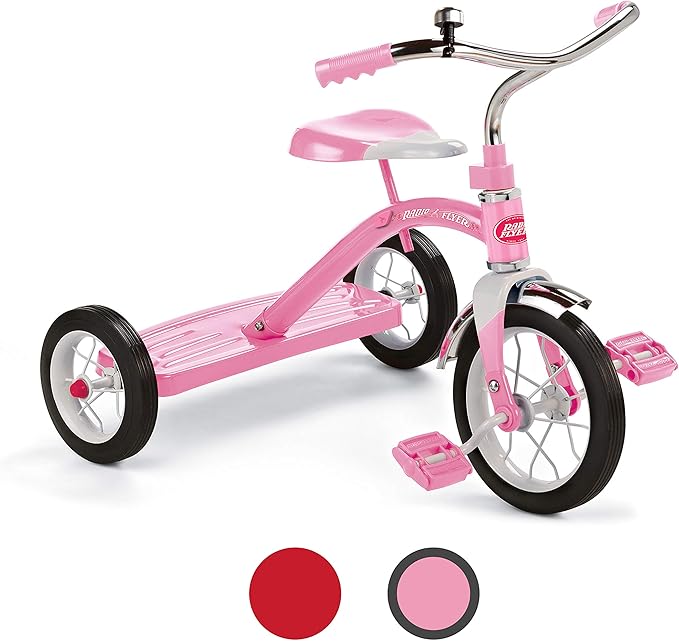 classic red 10 inch tricycle