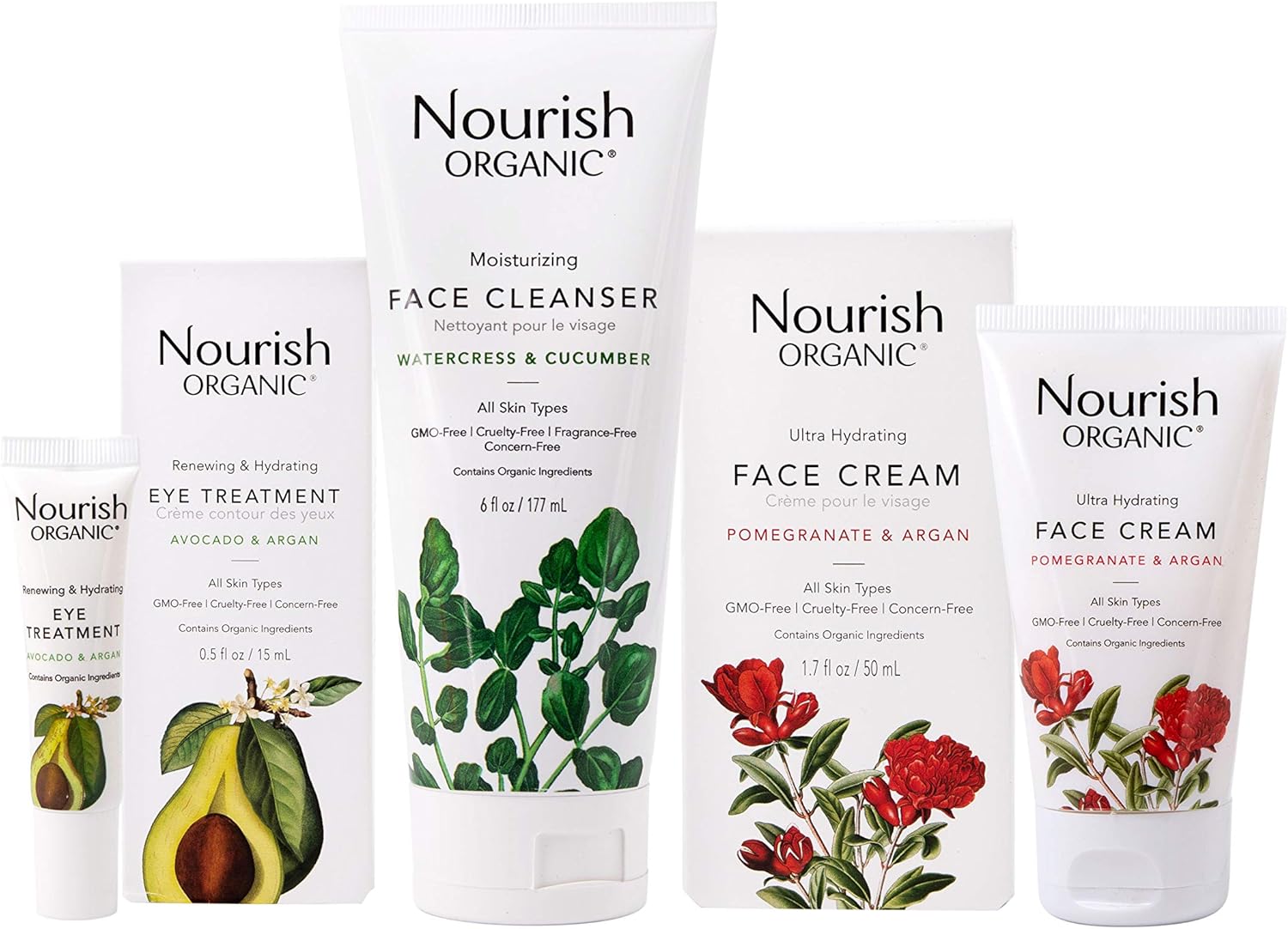 nourish organic moisturizing face cleanser