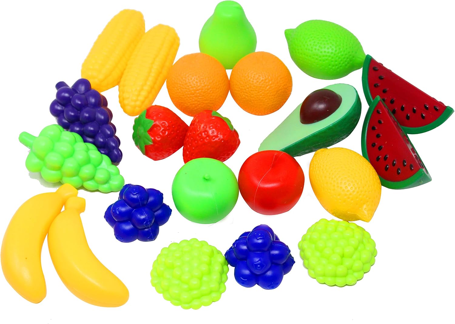 JOYIN 135 Piece Kitchen Game for Market Simulation - Fake Food Party Supplies and Holiday Accessories, Several Colours, child-size - Image 5