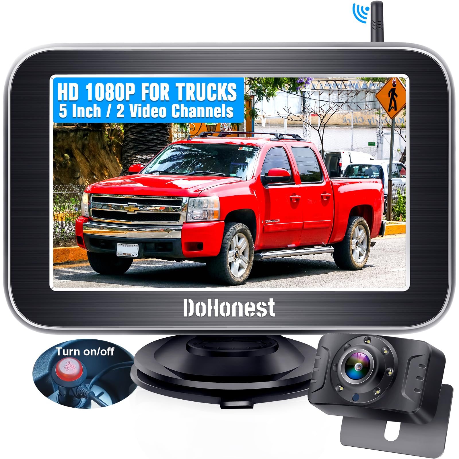 Wireless Backup Camera 5-Inch for Truck: Easy Setup