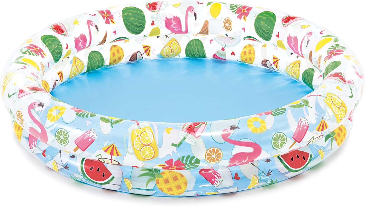 Intex Inflatable Stars Kiddie 2 Ring Circles Swimming Pool (48" X 10") [Assorted Styles]: Toys & Games