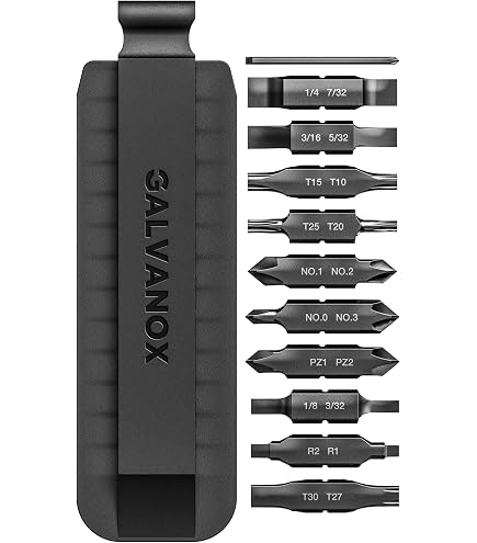 Galvanox Torx T6 / T8 Double Sided Replacement Bits for Leatherman