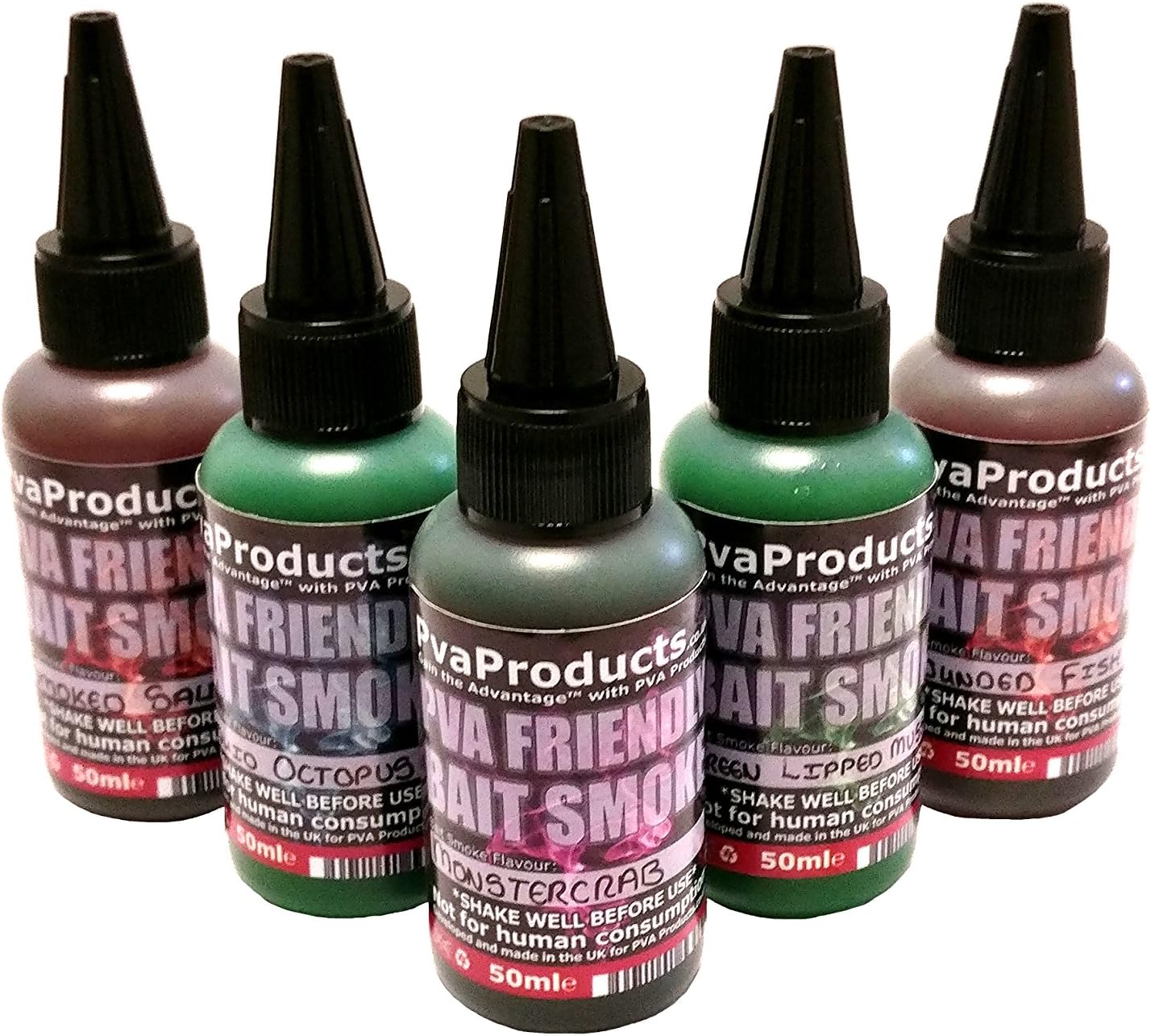 Pva Friendly Bait Smoke Fishy Bundle (5 x 50ml bottles) …