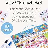 Jaques of London Toddler Reward Chart with Magnetic Stickers 3+ view 3