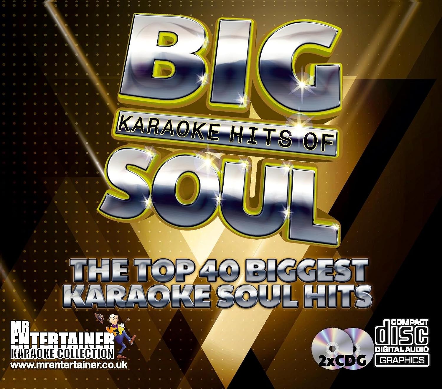Mr Entertainer Big Karaoke Hits of Soul - Double CD+G (CDG) Pack. 40 Top Songs, Multicolour - Image 5