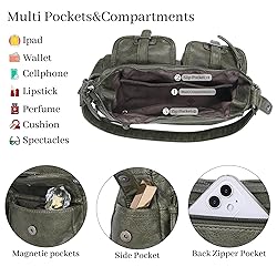 Angel Kiss Hobo Purses for Women Crossbody Shoulder