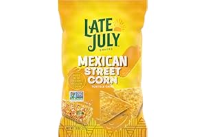 Late July Snacks, Mexican Street Corn Tortilla Chips, 7.8 Oz Bag