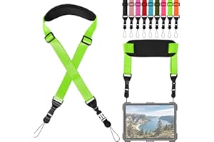 Gowjaw Padded Shoulder Strap, Comfortable iPad Strap Nylon Neck Lanyard for iPad/Samsung Tablet Case,Camera Binocular Crossbo