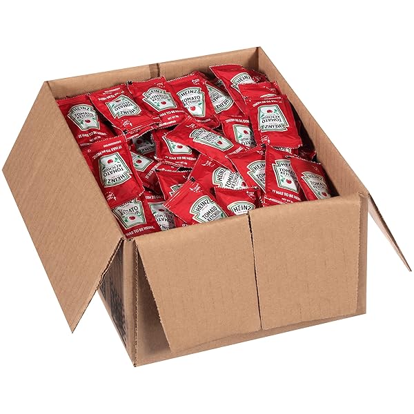 HEINZ KETCHUP SINGLE SERVE PACKET (0.3 OZ PACKETS, PACK OF 200)