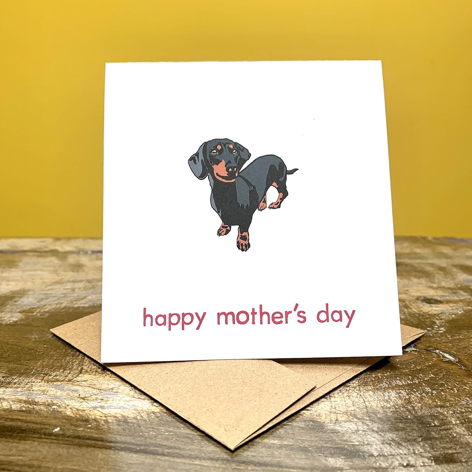 happy mothers day dachshund