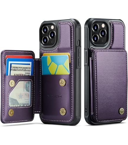 Amazon.com: for iPhone 11 Pro Max Wallet Case with Card Holder,OT