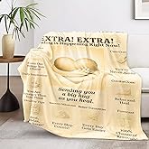 Get Well Soon Blanket - Healing Blanket for Women & Men, Inspirational Hug Throw Blanket, Comforting Gifts for Surgery Recovery, Hospital Stay, Chemotherapy, Encouragement Gifts, Flannel 60x50 Inches