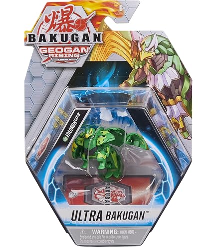 Spin Master Bakugan Ultra - Bakugan Pyrus Cyndeous, Figura Trasformabile 7,6 Cm