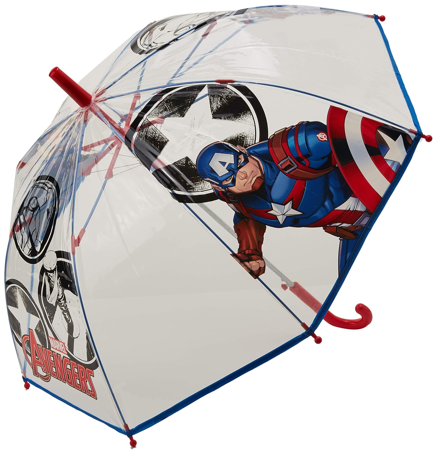 Paraguas transparente de Los Vengadores.