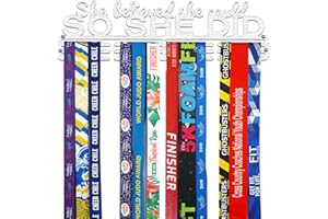 Miayork Medal Hanger Display Upgrade-Medal Holder Wall Mount Easy to Install Race Runner for Your Medals