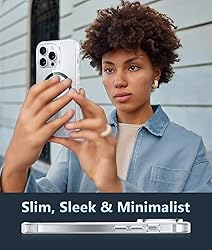 FNTCASE for iPhone 14 Pro-Max Case: Clear