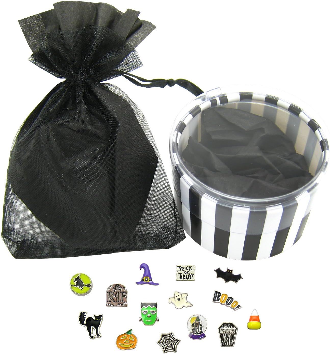 Halloween 14 pcs floating charms collection gift set with FREE gift box (Halloween)