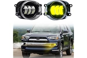 BreTrewri Daytime Running Lights Fog Lights Fit for 2014-2024 Toyota 4Runner Fog Bulbs Lamps Lights Assembly (14-24 -4Runner-fog)