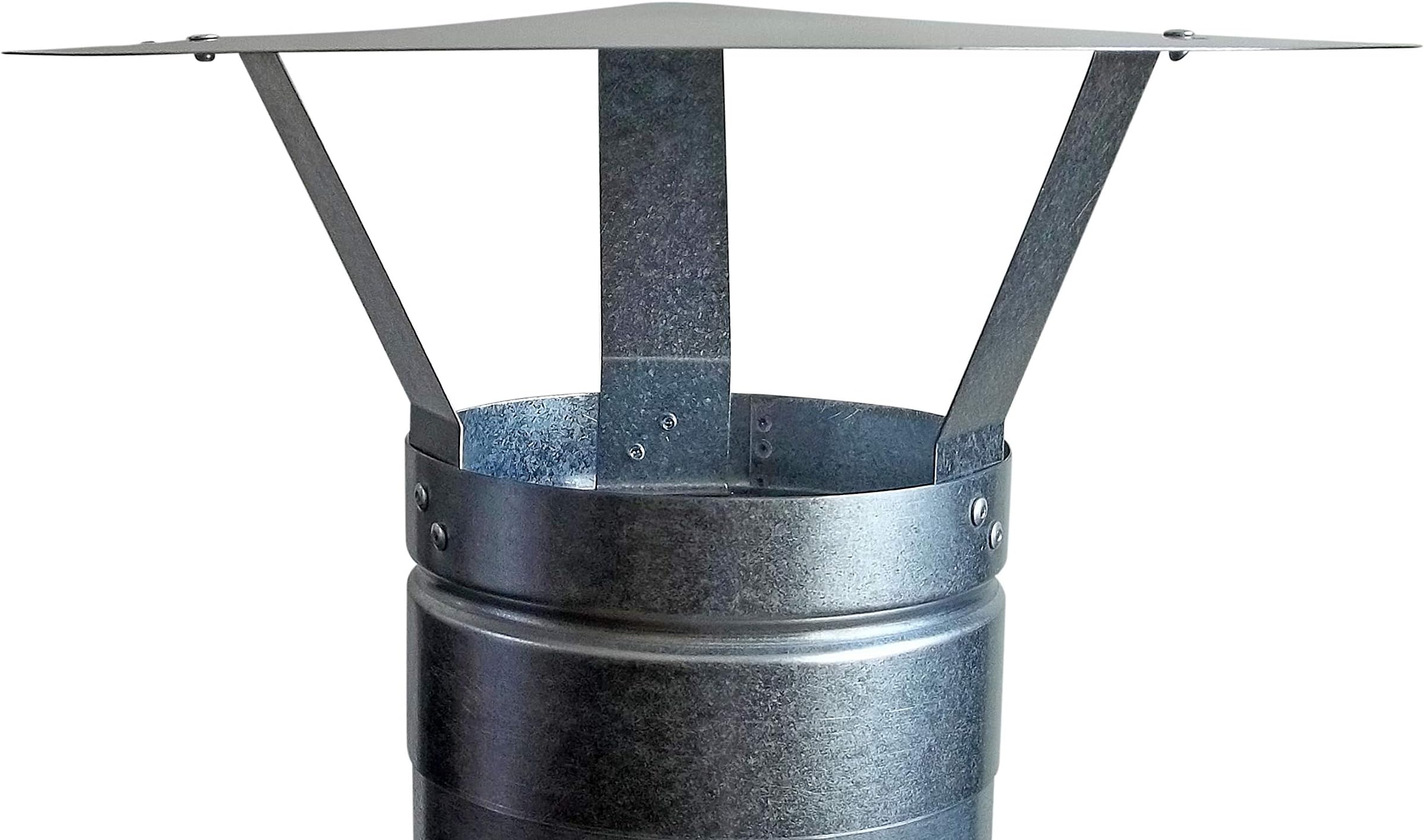 FOXY METAL FABRICATIONCHIMNEY CAP,GALVANISED RAIN CAP,CHIMNEY COWL TO FIT 5''/125MM FLUE PIPE/STOVE PIPE