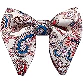 Branduce Velvet Bow Ties for Men Oversize Pre-tie Bowtie Tuxedo Bowties for Wedding