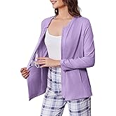 Deyeek Mastectomy Shirts with Drain Pockets Post Shoulder Surgery Tops for Women Chemo Port Long Sleeve with Zippers