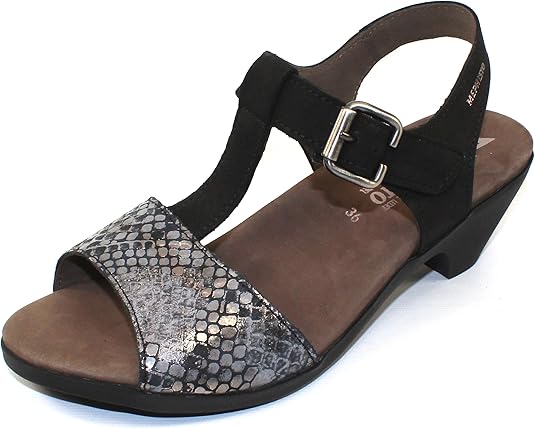 Amazon.com | Mephisto Carine Leather Sandal, 11, Black | Sandals