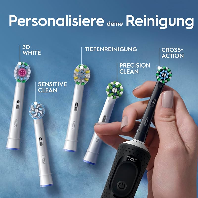 Vitality Pro Elektrische Zahnbürste, Schwarz
