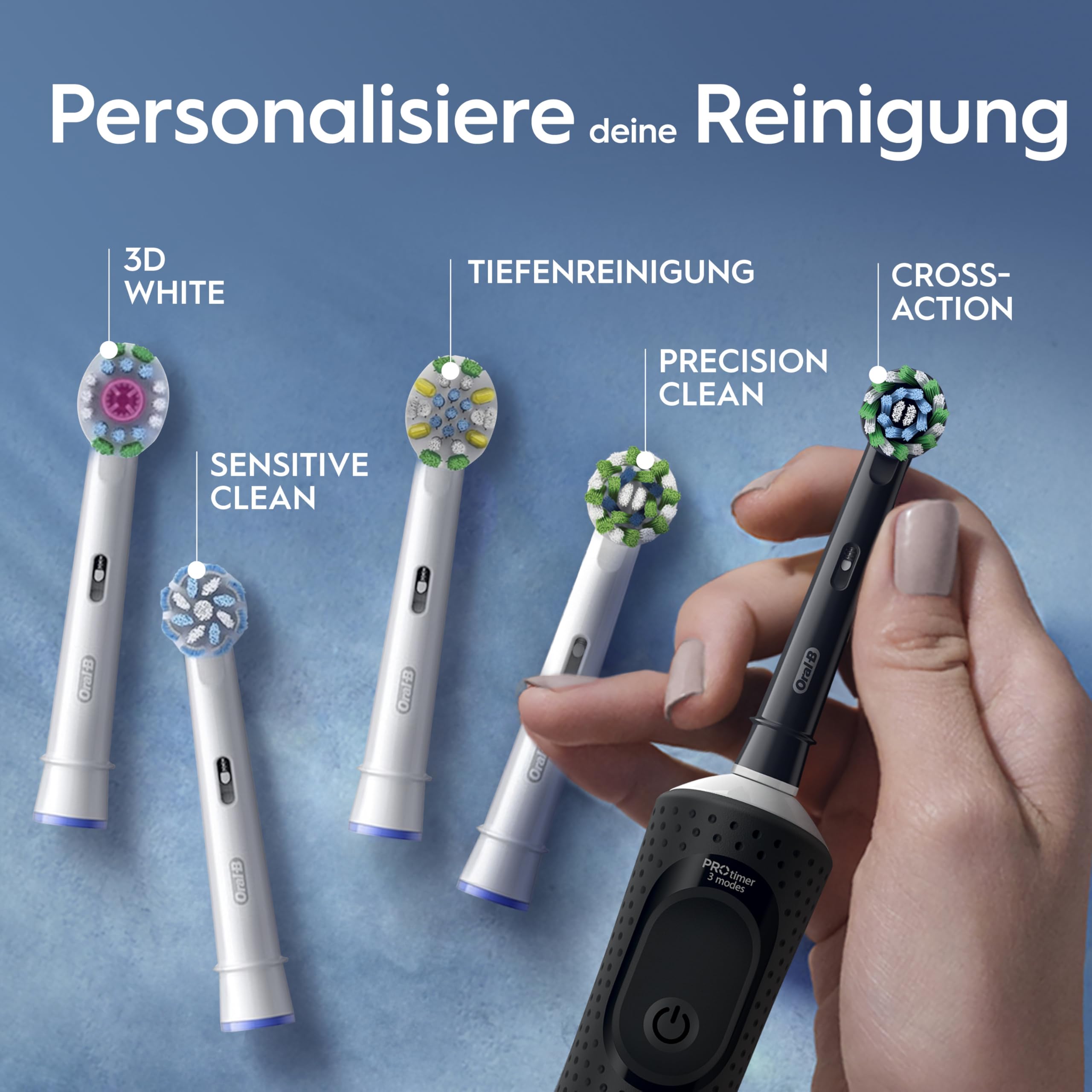 Oral-B Vitality Pro Elektrische Zahnbürste, Schwarz 8