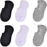 Toddler No Show Socks Little Girls Boys Socks Cotton Low Cut Ankle Socks | With Grips, Anti Slip