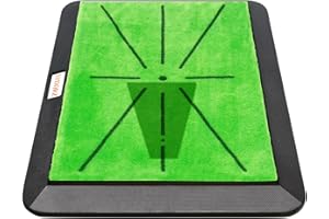 LYDARZ Golf Hitting Mat with Divot Board, Real-Time Swing Feedback Trainer, Indoor & Outdoor Chipping Practice Mat, Strike Training Aid, Turf Driving Impact Pad, Golf Accessories and Gifts for Men