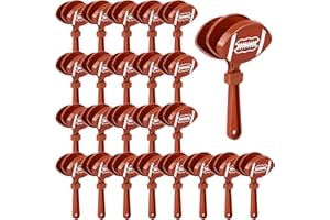 Elcoho 24 Pack Plastic Football Clappers Football Noise Makers Hand Clappers Football Match Accessories Noisemakers for Football Events Party Cheer Supplies