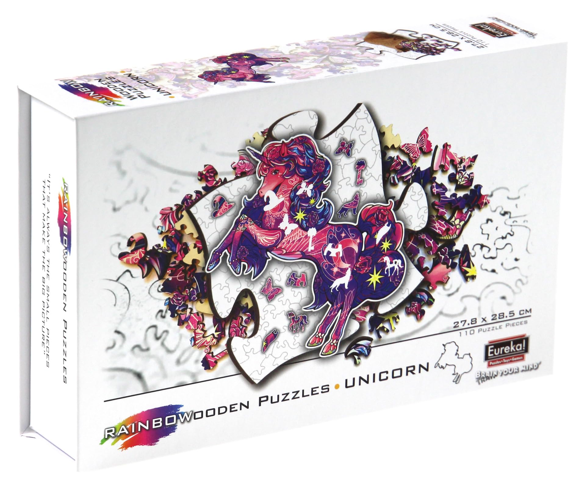 Eureka Rainbow Wooden Puzzel Eenhoorn