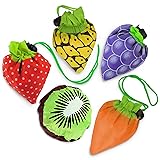 The Little Green Change 5Pcs Reusable Grocery Bags Foldable - Strong Grocery Tote Bag Reusable Shopping Bags