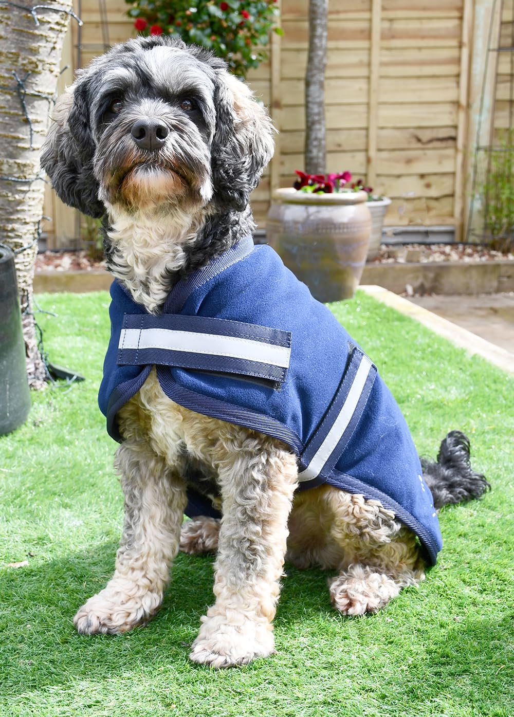Rhinegold Dog Fleece-32(80cm)-Navy