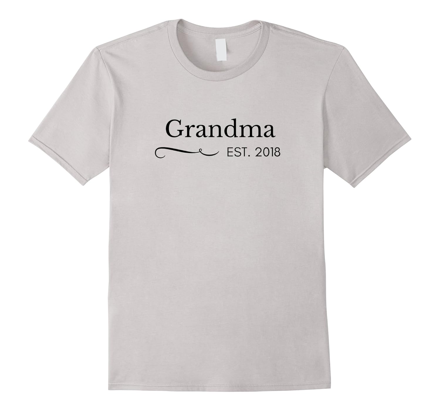 Grandma Est. 2018 T-Shirt, Future New Grandmother Shirt-anz