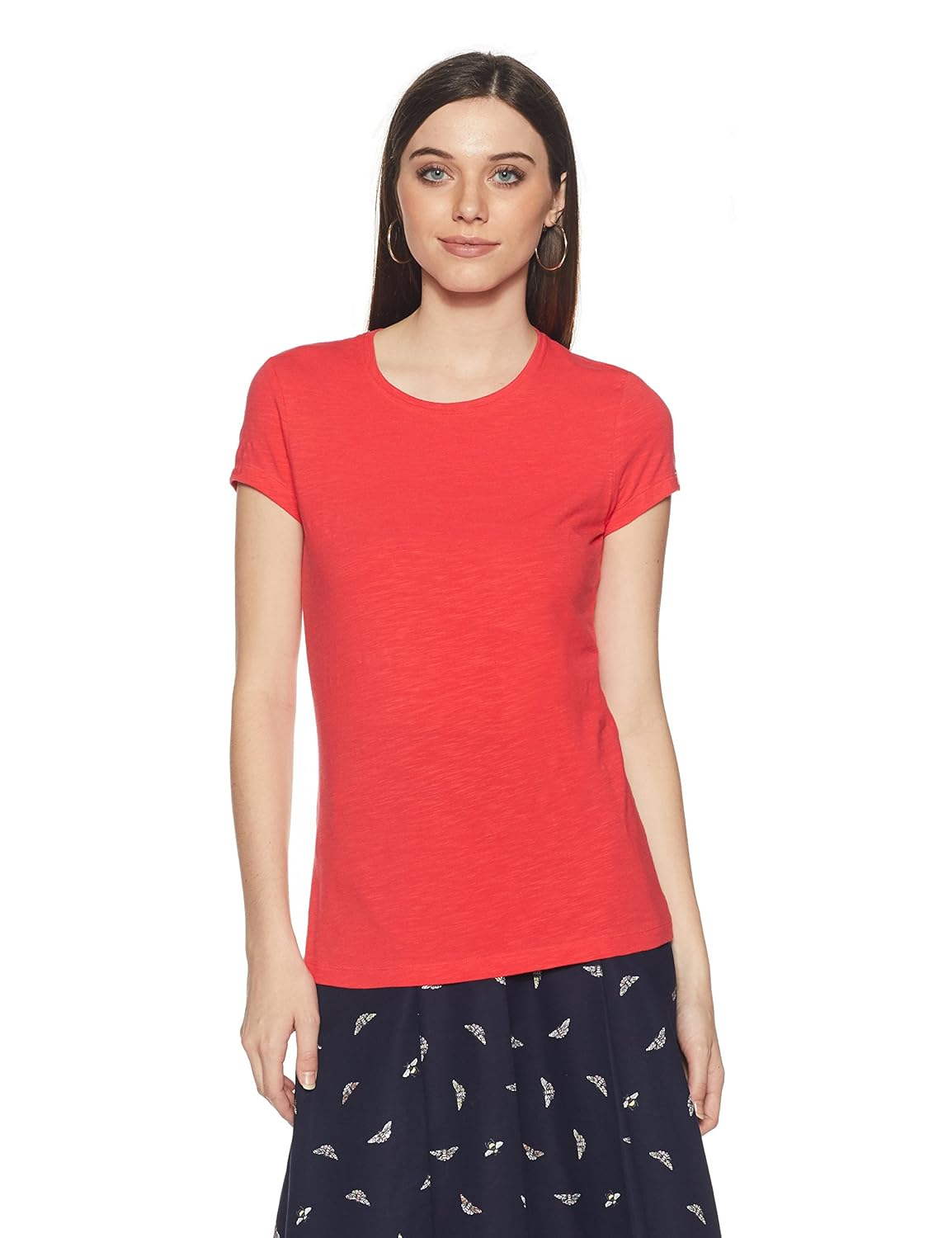 jockey women's cotton round neck t-shirt