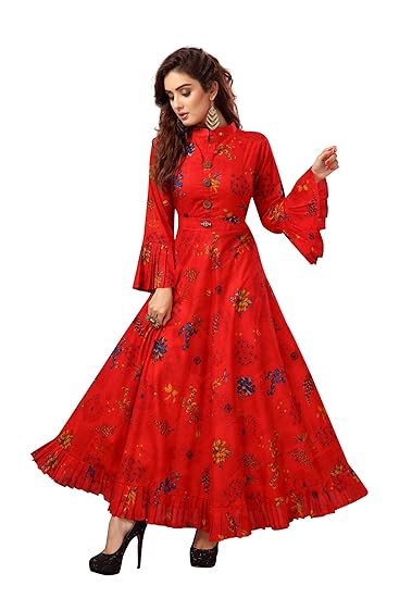 Women's Cotton Anarkali Kurta