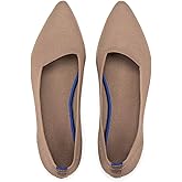 Frank Mully Womens Pointed Toe Flats Knit Dress Shoes Comfort Women Shoes Softable