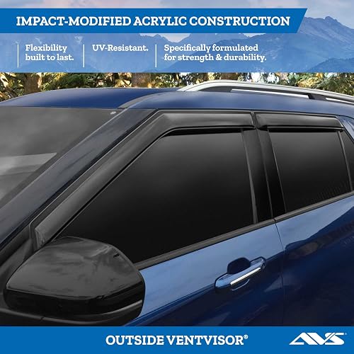 Auto Ventshade 94084 Original Ventvisor Window Deflectors (4-Piece Smoke Tint) - View #11