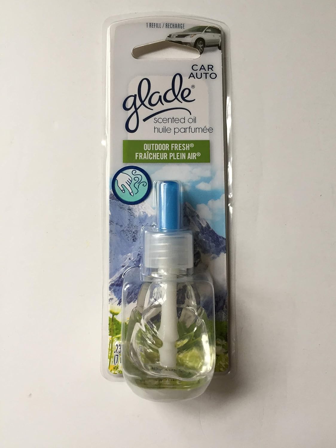 Glade Auto Scented Oil Automotive Car Vent Air Freshener Refill, Outdoor Fresh Scent