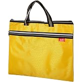 PATIKIL Waterproof Zipper File Bag, Documents Storage Zip Pouch, Yellow | 11x14inch Bag Books Tools for Office Travel