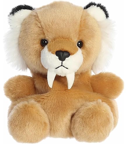Amazon.com: Wild Republic Pocketkins Smilodon Stuffed Animal - 5