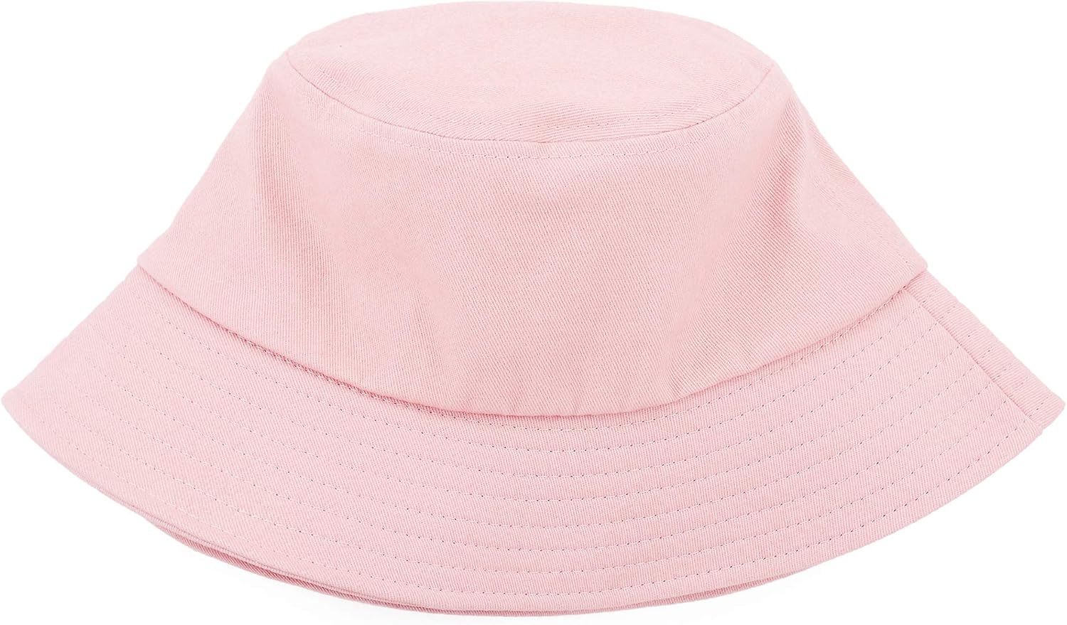 Bucket Hat Reversible Fishing Hats for Women Two Sides Sun Athletic Outdoor Cap Beach Hat Pure Pink at  Women’s Clothing store